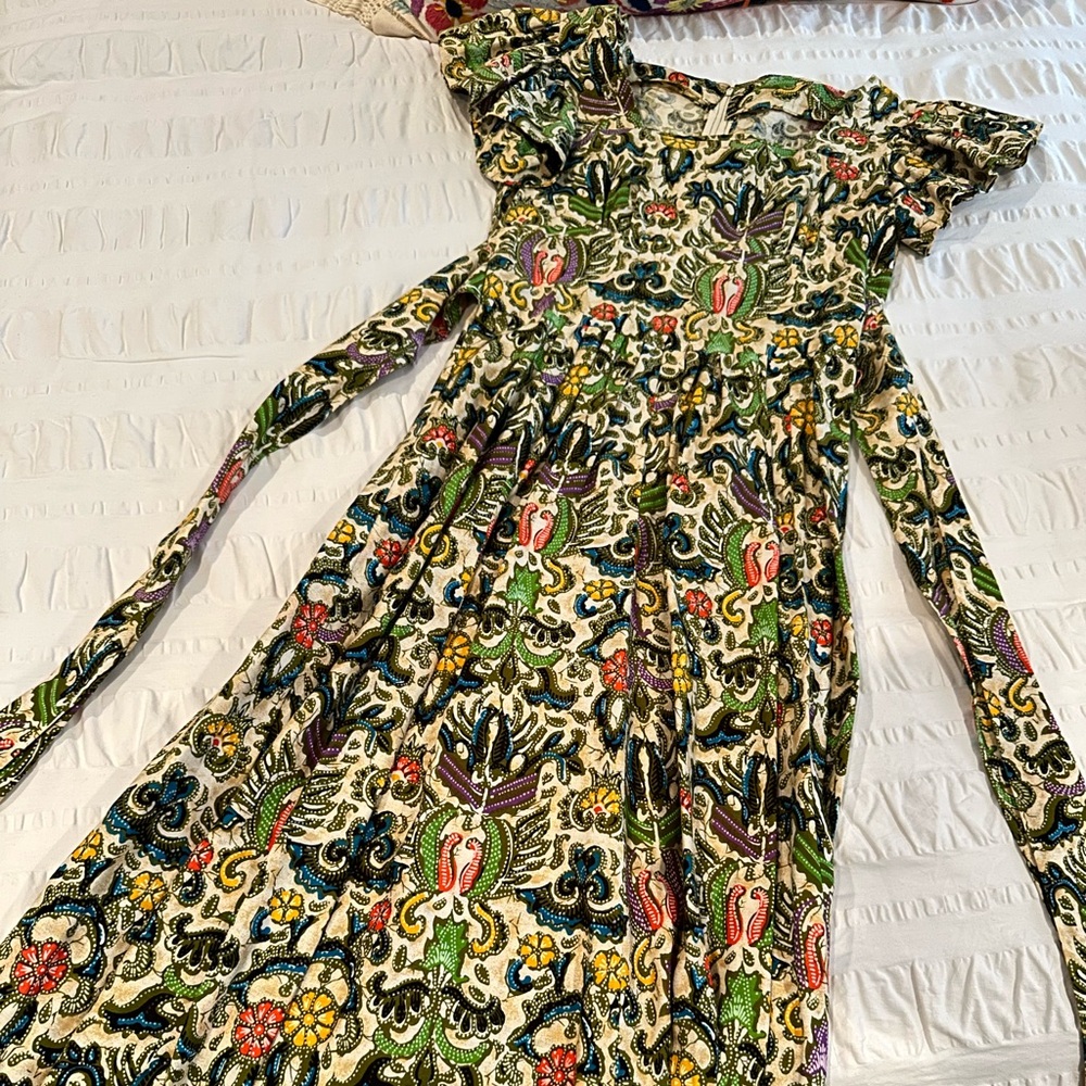 Multicolor Dress with abstract designs